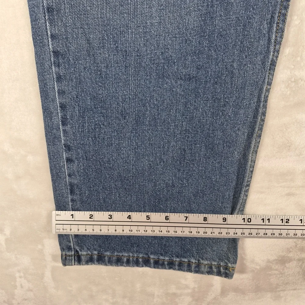 Anchor Blue Easy Fit Jeans Men's 32x32 Blue Denim Loose Relaxed 100% Cotton NWT